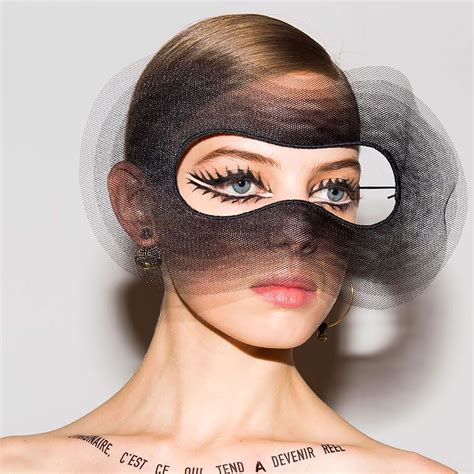 Christian Dior's Runway Masks—and the Breathtaking Makeup